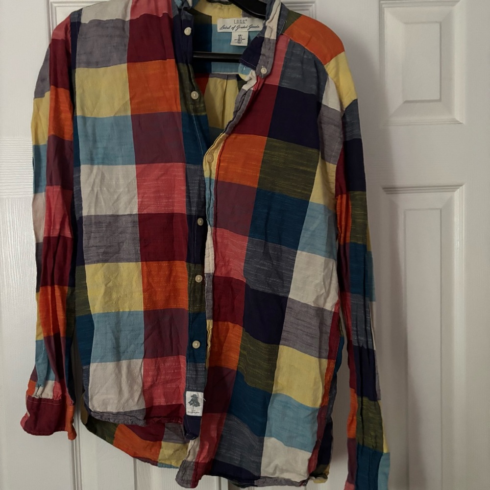 H&M Multicolor Plaid Casual Shirt